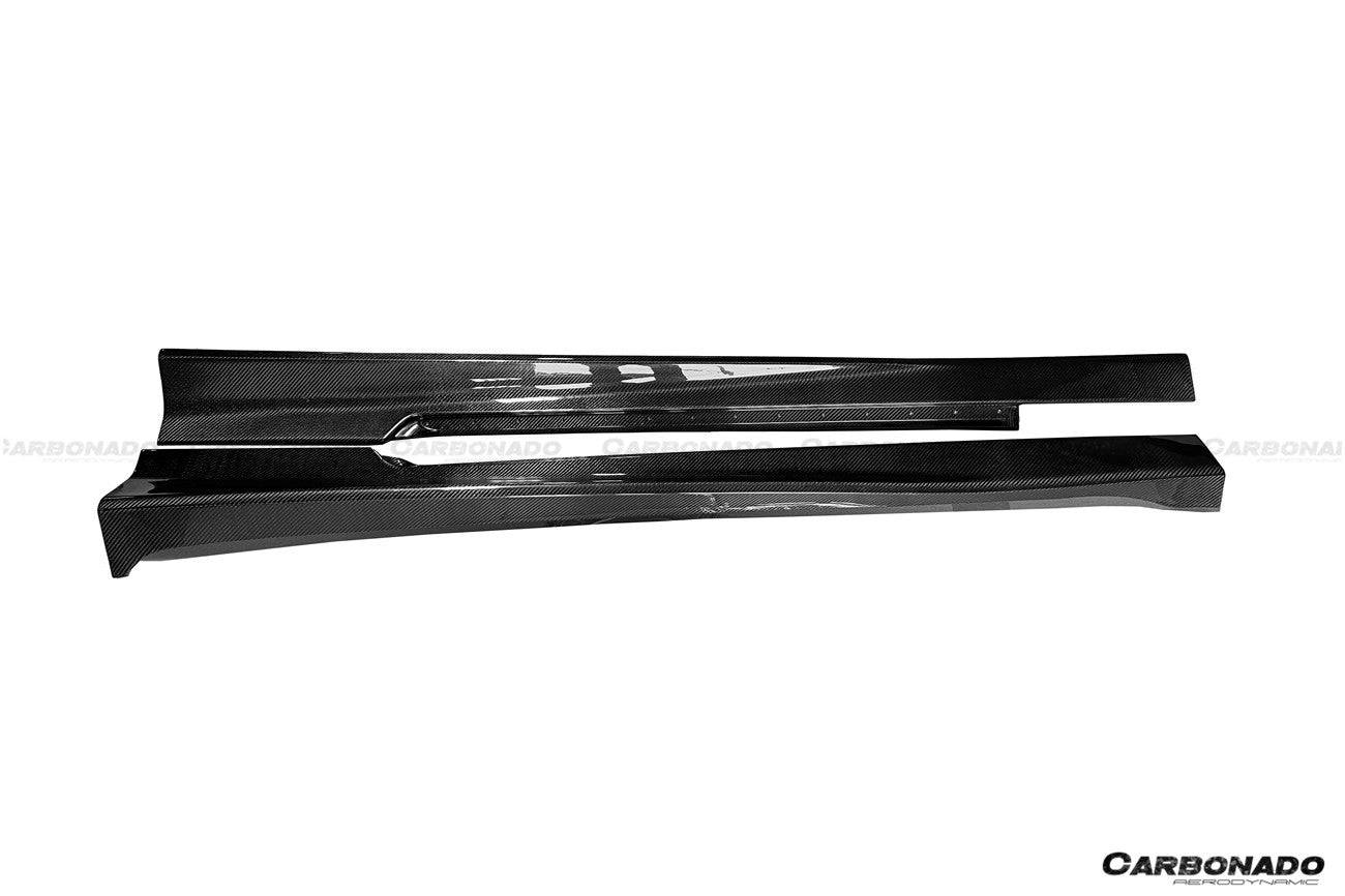 2010-2015 Chevrolet Camaro OEM Style Carbon Fiber Side Skirts - Carbonado Aero