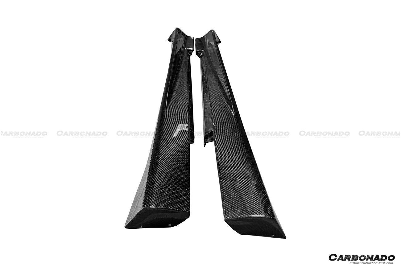 2010-2015 Chevrolet Camaro OEM Style Carbon Fiber Side Skirts - Carbonado Aero