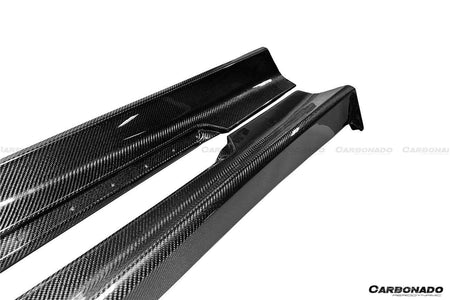 2010-2015 Chevrolet Camaro OEM Style Carbon Fiber Side Skirts - Carbonado Aero