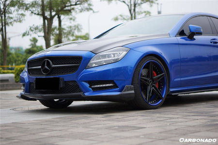 2010-2014 Mercedes Benz W218 CLS Class 350/400/500 RT Style Front Lip - Carbonado Aero