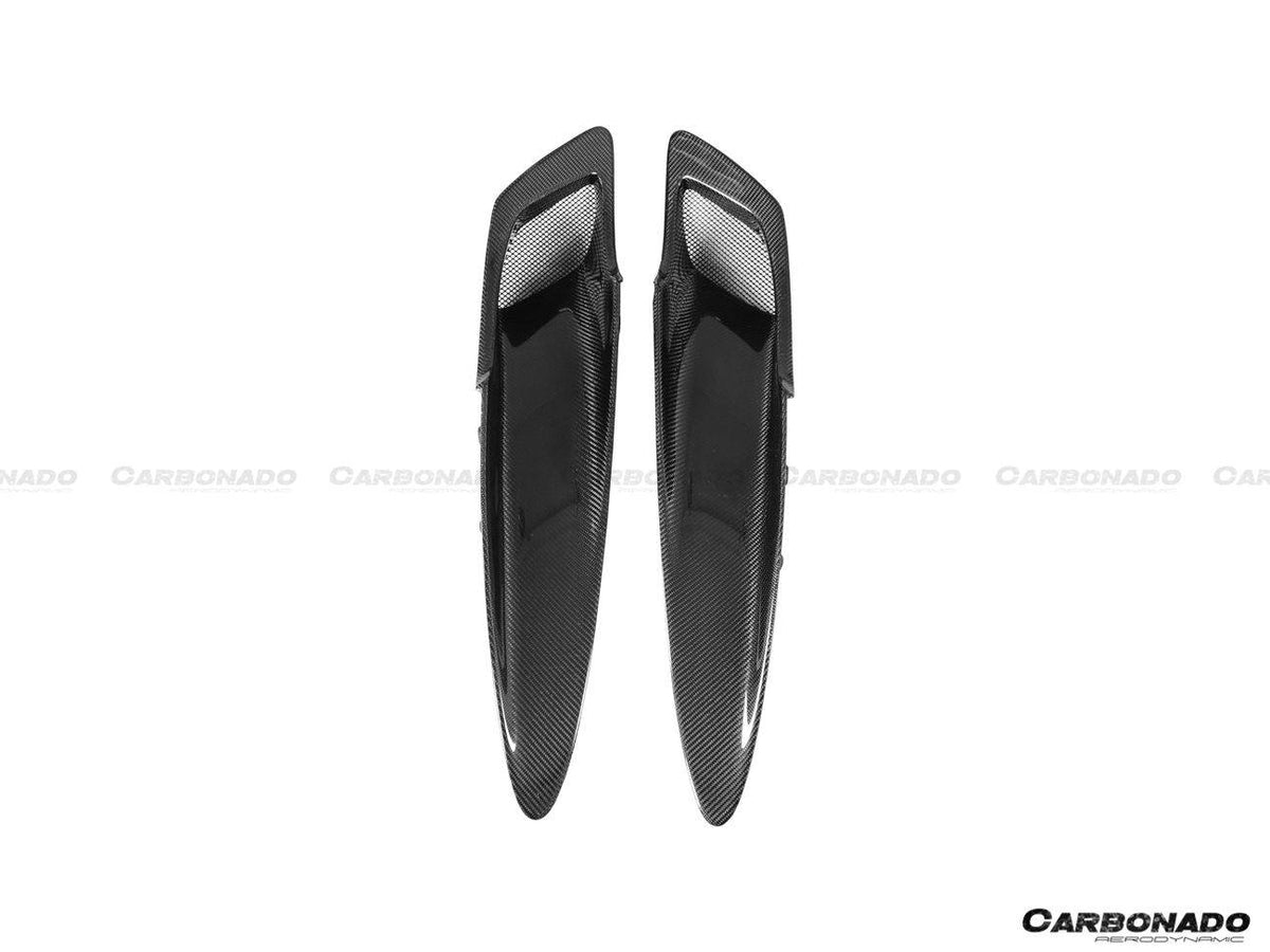 2017-2022 McLaren 720s OEM Style Carbon Fiber Rear Trunk Air Intake Vents Replacement - Carbonado Aero