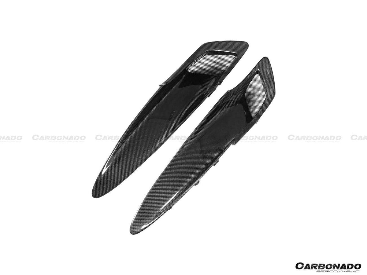 2017-2022 McLaren 720s OEM Style Carbon Fiber Rear Trunk Air Intake Vents Replacement - Carbonado Aero