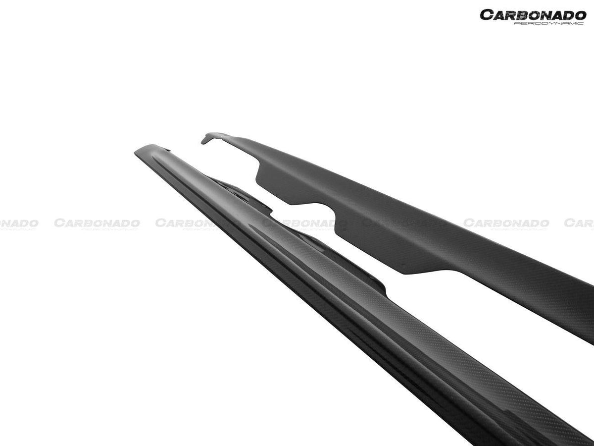 2015-2017 Mercedes Benz AMG GT/GTS OEM Style Carbon Fiber Skirts Splitters - Carbonado Aero