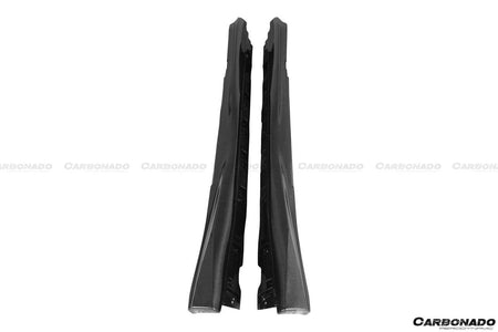 2017-2022 Nissan GTR R35 EBA OEM Style Carbon Fiber Side Skirts - Carbonado