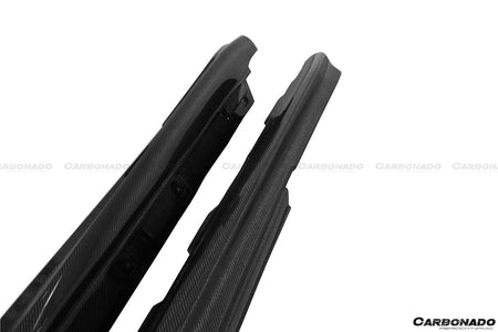 2017-2022 Nissan GTR R35 EBA OEM Style Carbon Fiber Side Skirts - Carbonado