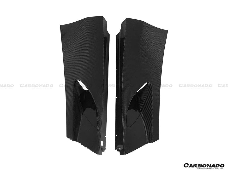 2017-2022 McLaren 720S OEM Style Carbon Fiber Side Skirts - Carbonado