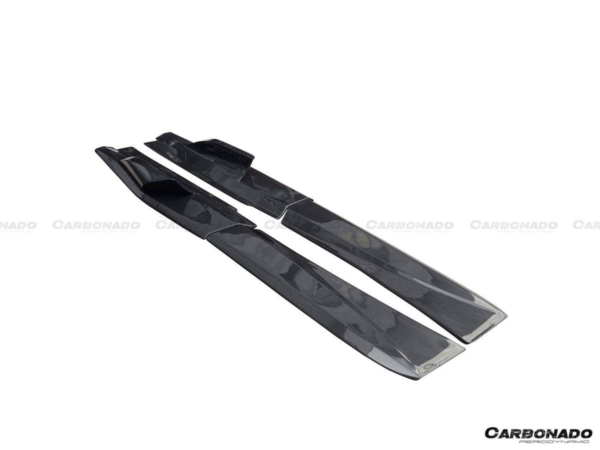 2011-2017 McLaren 650S/12C BKSS Style Carbon Fiber Side Skirts - Carbonado Aero