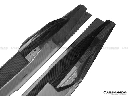 2011-2017 McLaren 650S/12C BKSS Style Carbon Fiber Side Skirts - Carbonado Aero