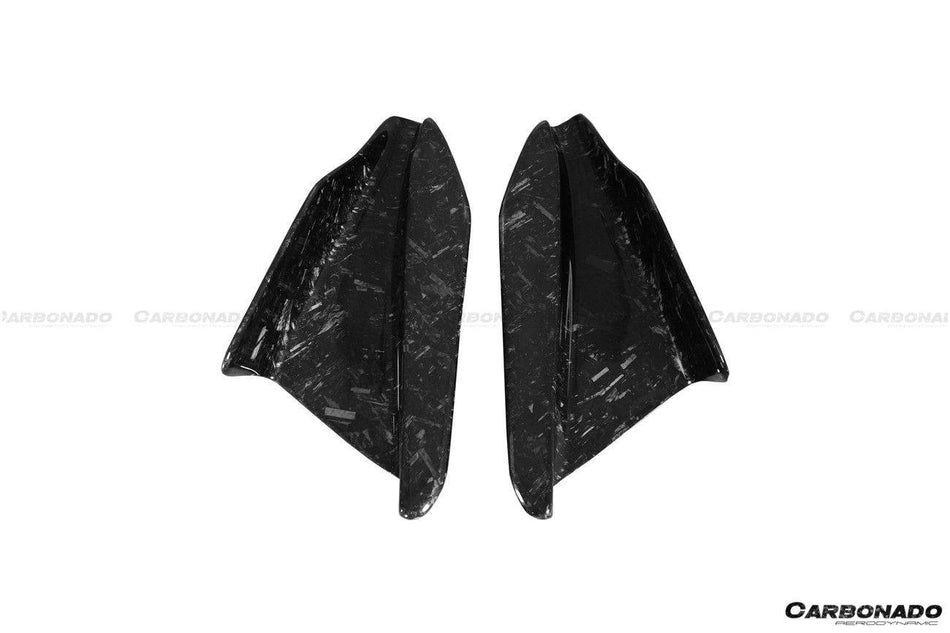 2012-2020 Scion FRS & Toyota GT86 & Subaru BRZ RBY2 Style Rear Bumper Canards - Carbonado