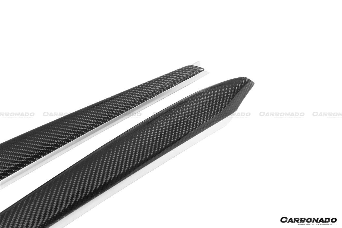 2020-2023 Tesla Model 3/Y OEM Style Autoclave Carbon Fiber Door Trim Interior Replacement - Carbonado Aero