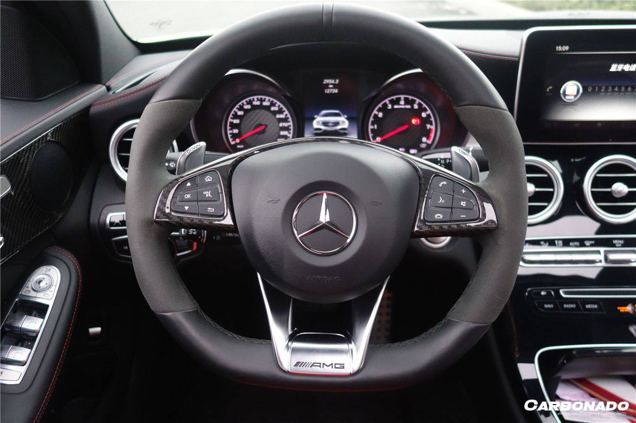 2015-2021 Mercedes Benz W205 C63/S AMG Sedan Carbon Fiber Interior - Carbonado Aero