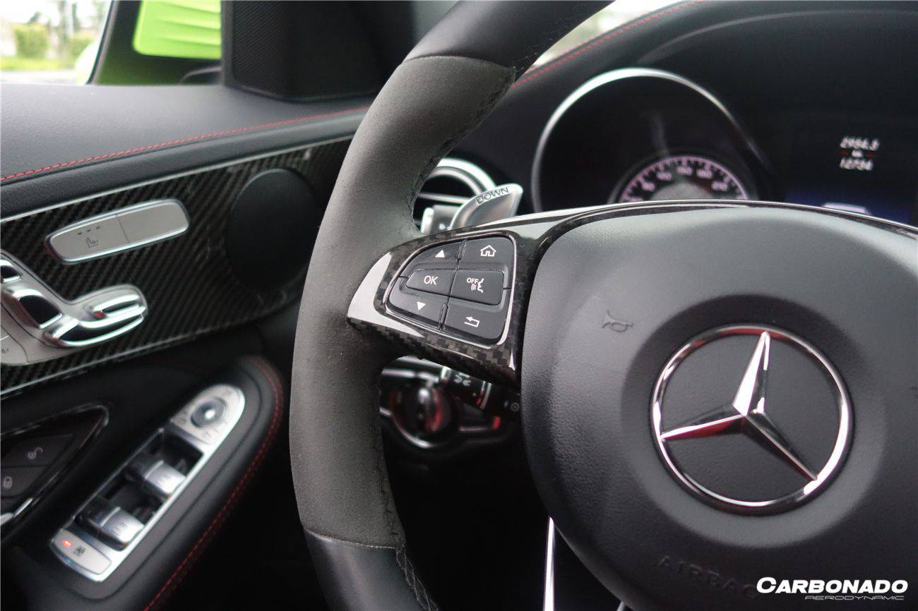 2015-2021 Mercedes Benz W205 C63/S AMG Sedan Carbon Fiber Interior - Carbonado Aero