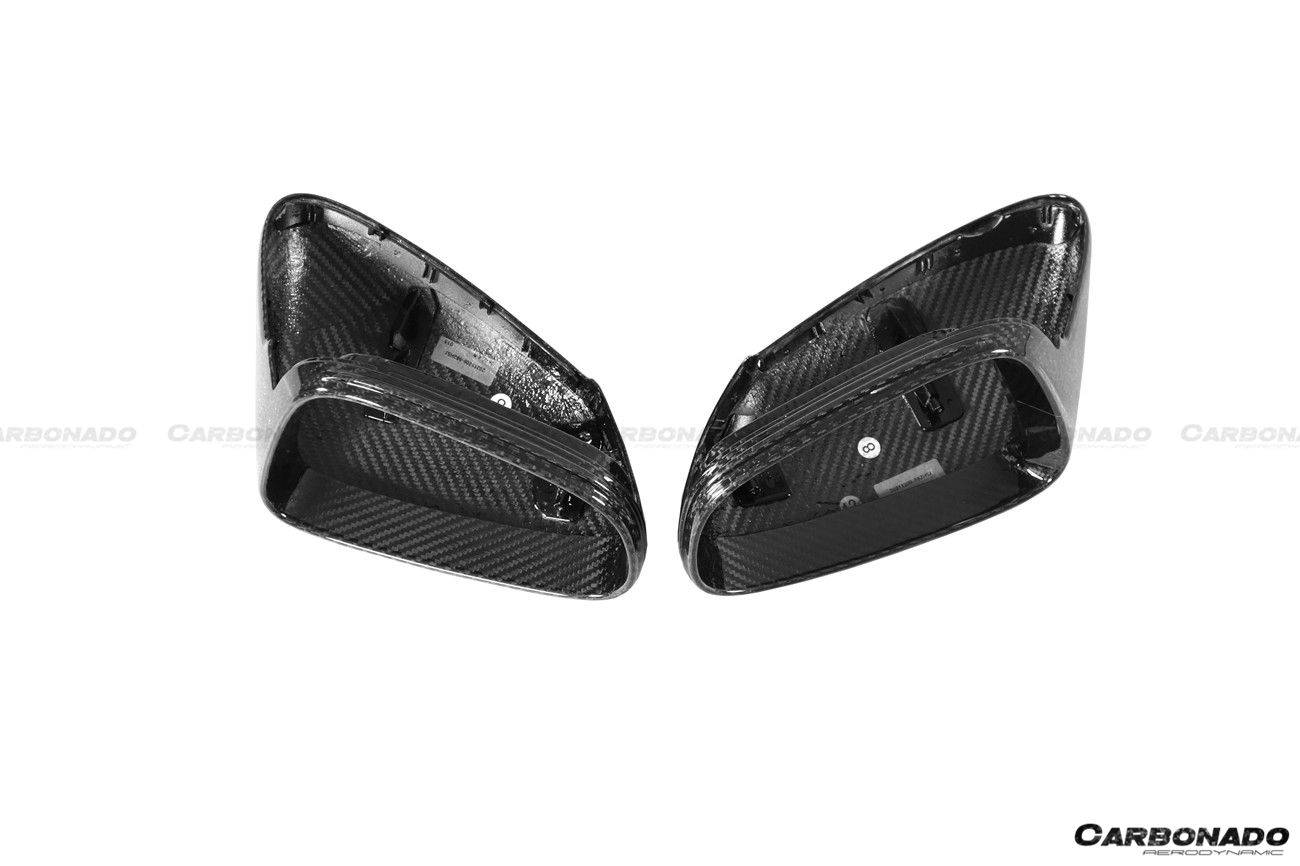 2019-2023 Porsche 911 992 Carrera S/4/4S/Targa/Cabriolet OEM Style Dry Carbon Fiber Mirror Housing - Carbonado Aero