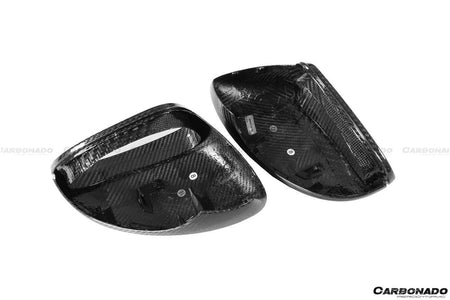 2019-2023 Porsche Panamera 971 OEM Style Dry Carbon Fiber Mirror Housing - Carbonado Aero