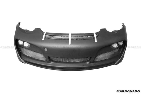 2005-2008 Porsche Cayman/Boxster 987 TA Style Front Bumper w/LED Lights - Carbonado Aero