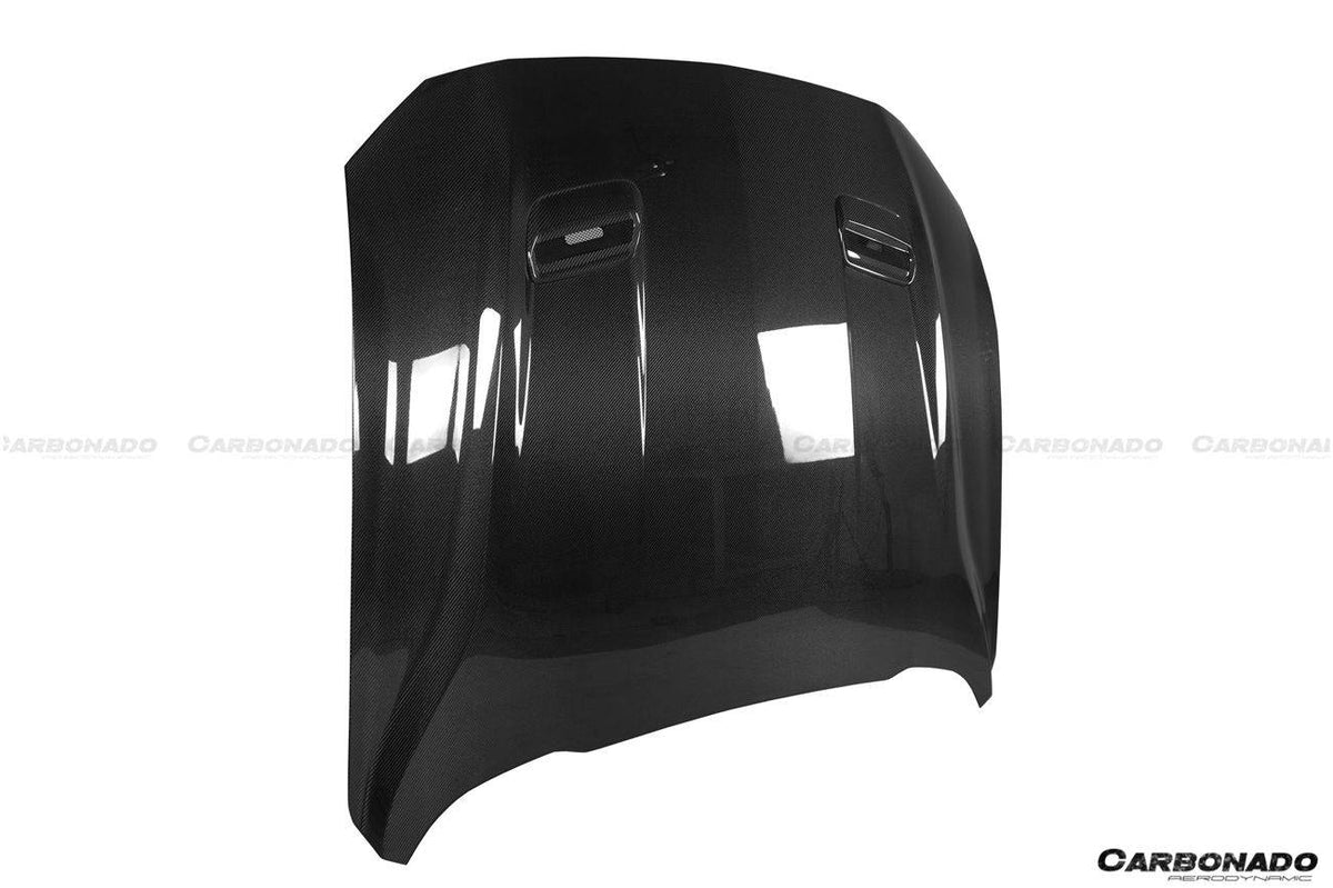 2018-2023 Ford Mustang OEM Style Carbon Fiber Hood - Carbonado Aero