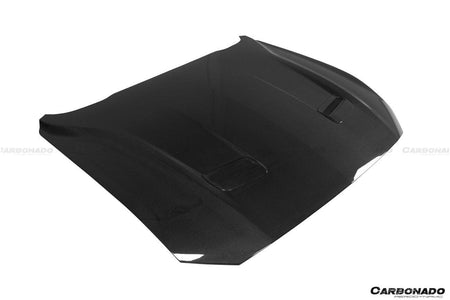 2018-2023 Ford Mustang OEM Style Carbon Fiber Hood - Carbonado Aero