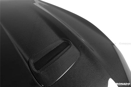 2018-2023 Ford Mustang OEM Style Carbon Fiber Hood - Carbonado Aero