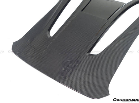 2015-2020 McLaren 540c/570s Coupe Autoclave OEM Style Dry Carbon Fiber Rear Engine Trunk Replacement - Carbonado Aero