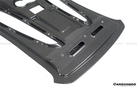 2015-2020 McLaren 540c/570s Coupe Autoclave OEM Style Dry Carbon Fiber Rear Engine Trunk Replacement - Carbonado Aero