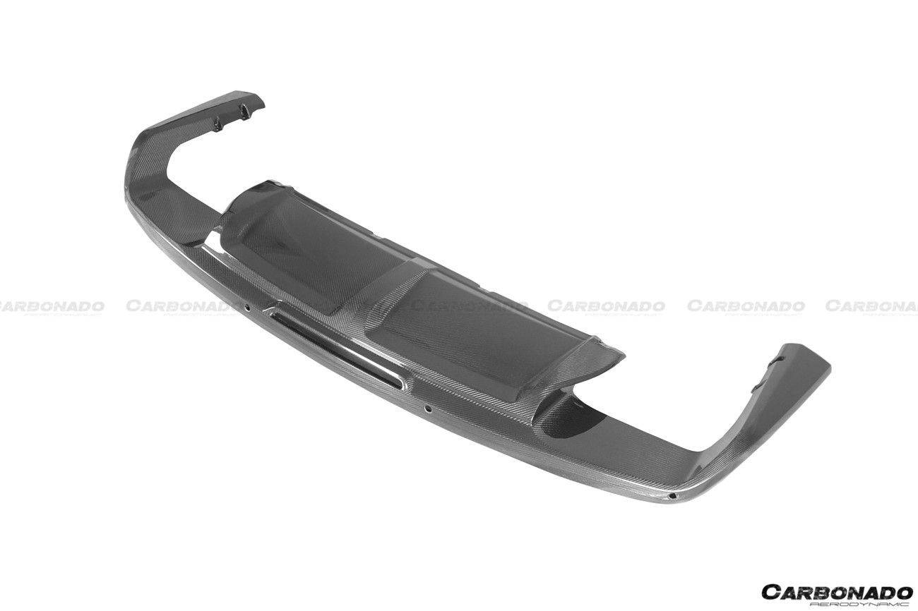 2016-2019 Bentley Bentayga 4.0 V8 OD Style Carbon Fiber Rear Lip - Carbonado Aero