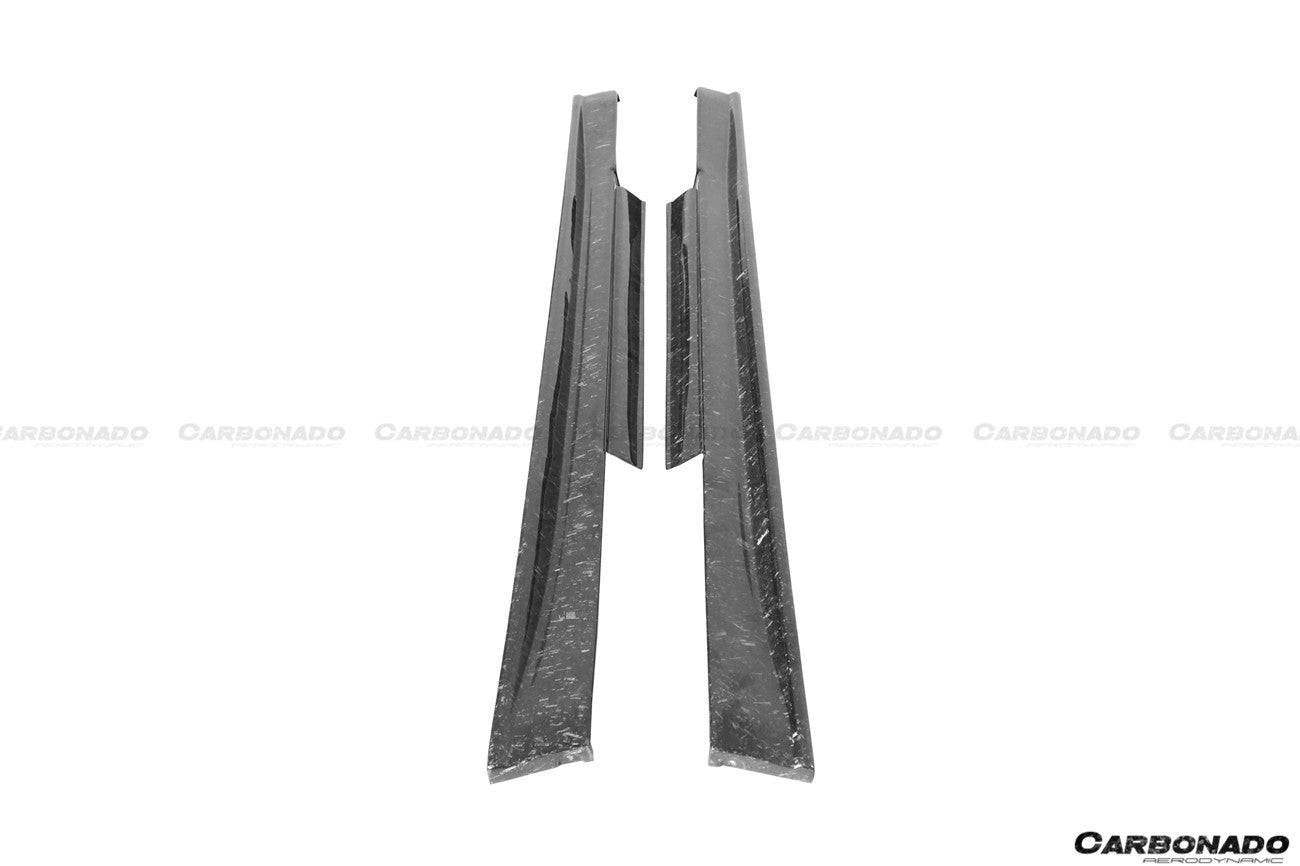 2008-2016 Nissan GTR R35 CBA/DBA ZEL Style Carbon Fiber Side Skirts - Carbonado Aero