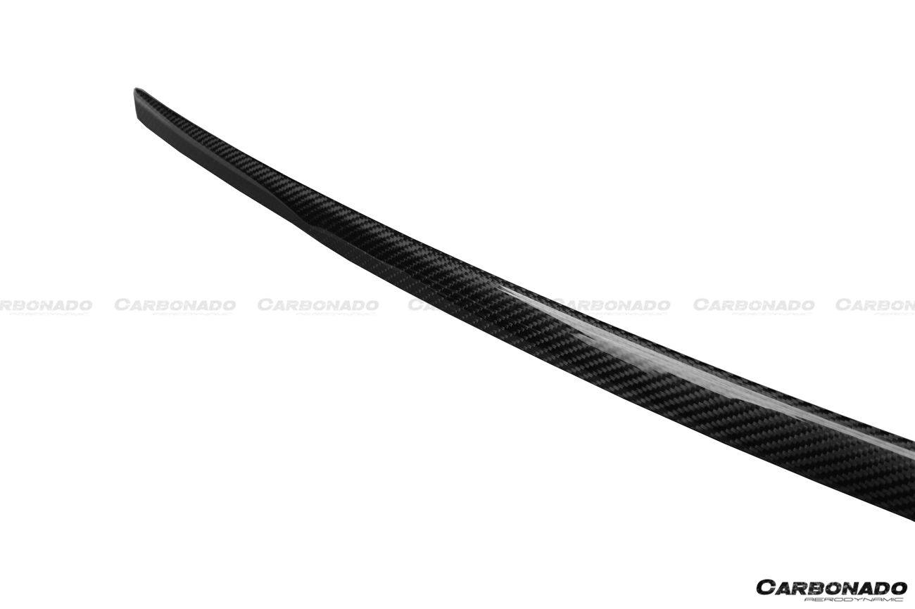 2014-2021 Mercedes Benz C217 S Class S63/S65 AMG Coupe OE Style Carbon Fiber Trunk Trim - Carbonado Aero