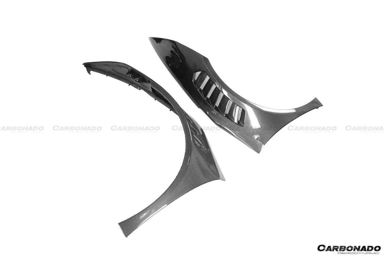 2015-2023 Lamborghini Huracan LP610/LP580/EVO VRS Style Front Fender - Carbonado Aero