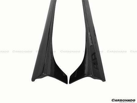 2012-2014 Mercedes Benz W204 C63 AMG C Class Coupe DP Style Side Skirts Under Board - Carbonado Aero