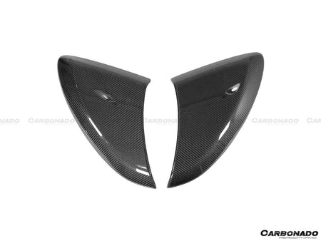  2018-2021 McLaren 600LT OEM Style Carbon Fiber Quarter Panel Side Scoops - Carbonado Aero