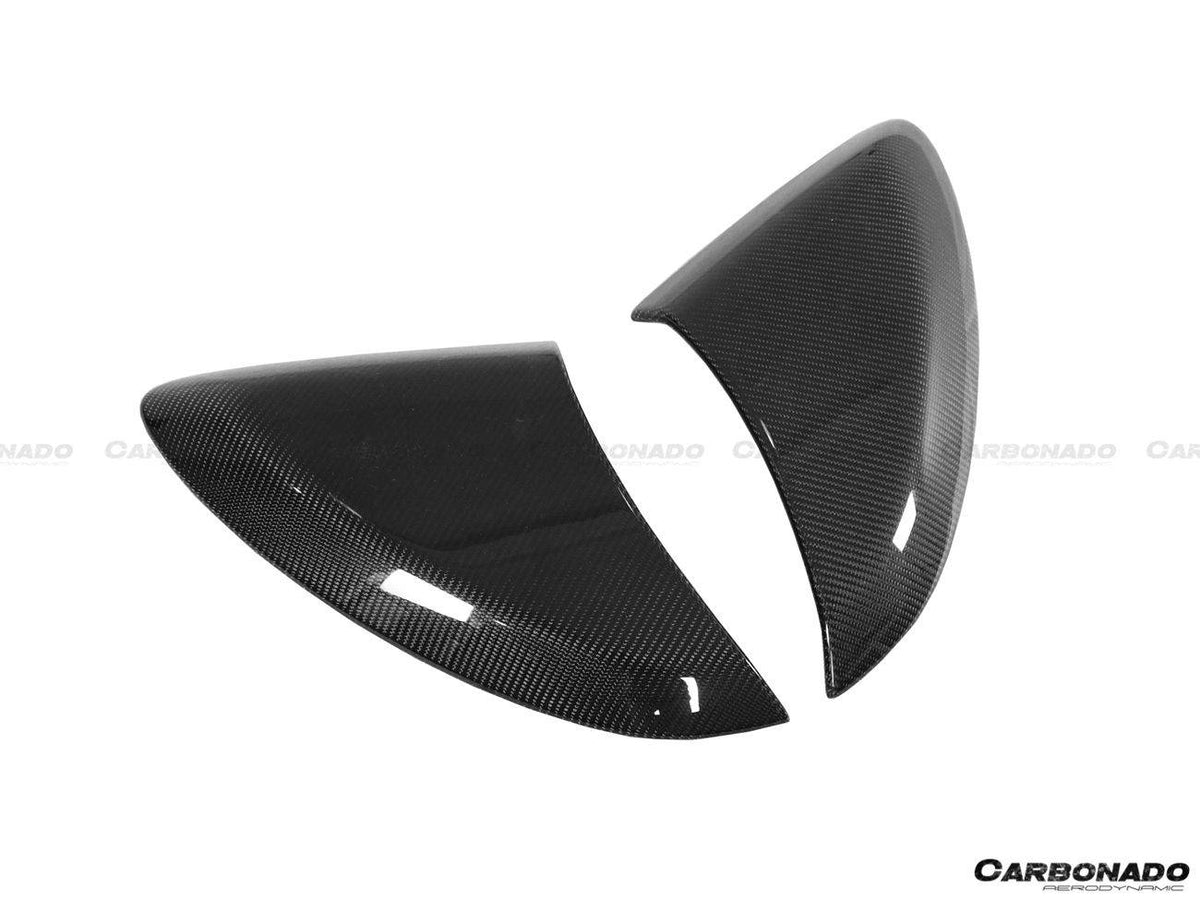  2018-2021 McLaren 600LT OEM Style Carbon Fiber Quarter Panel Side Scoops - Carbonado Aero