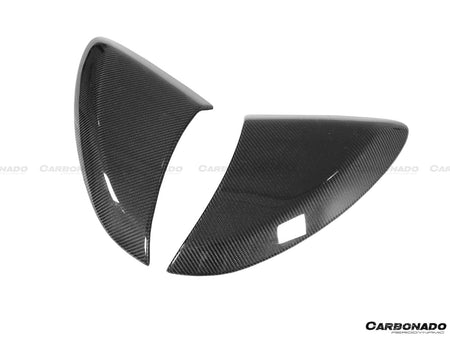  2018-2021 McLaren 600LT OEM Style Carbon Fiber Quarter Panel Side Scoops - Carbonado Aero