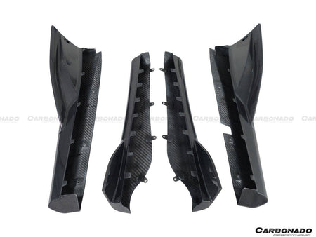 2018-2021 McLaren 570/600LT OEM Style Carbon Fiber Side Skirts Under Board - Carbonado Aero