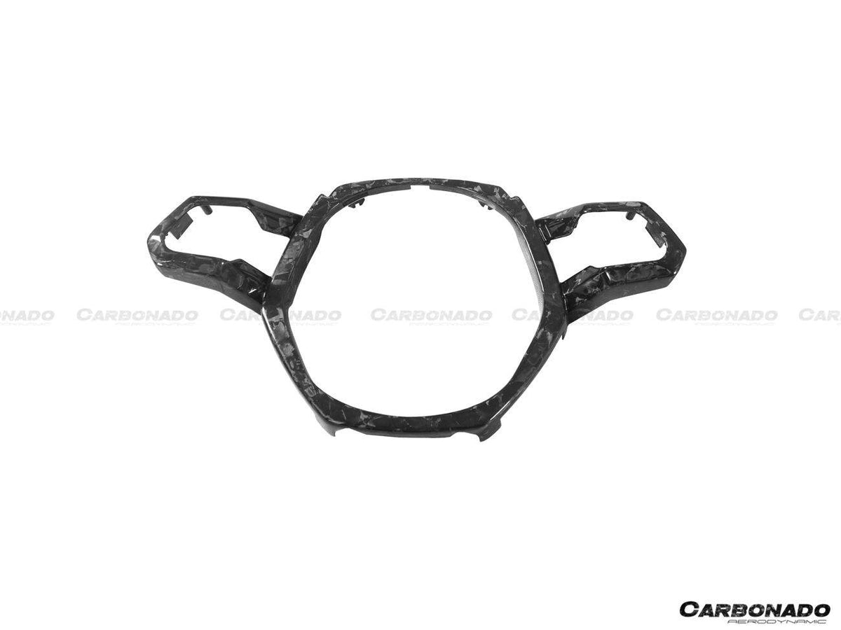 2015-2019 Lamborghini Huracan LP610/LP580 OEM Style Autoclave Carbon Fiber Center Steering Wheel Trim - Carbonado Aero