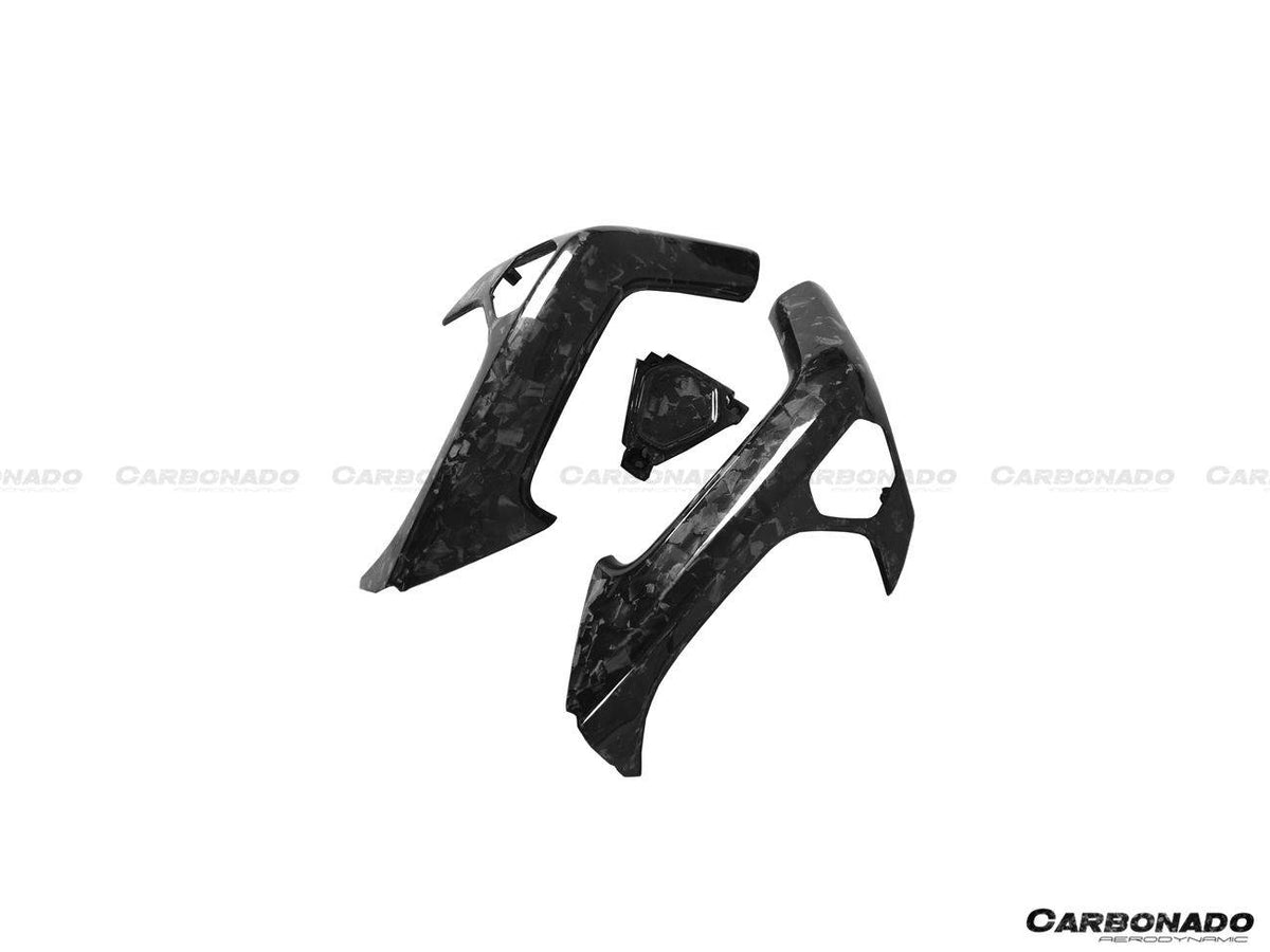 2015-2019 Lamborghini Huracan LP610/LP580 OEM Style Autoclave Carbon Fiber Door Handle - Carbonado Aero