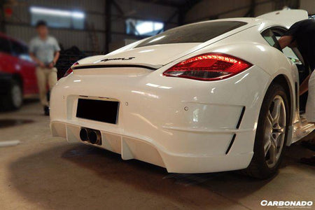 2009-2012 Porsche Cayman 987 TA2 Style Rear Bumper - Carbonado Aero