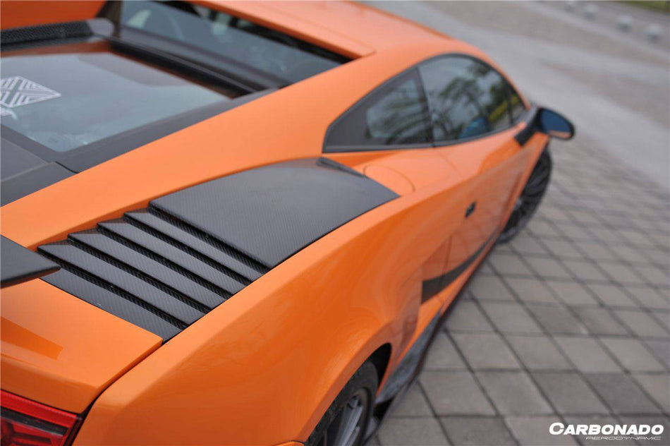 2004-2008 Lamborghini Gallardo Coupe OEM Style Carbon Fiber Heat Extract - Carbonado
