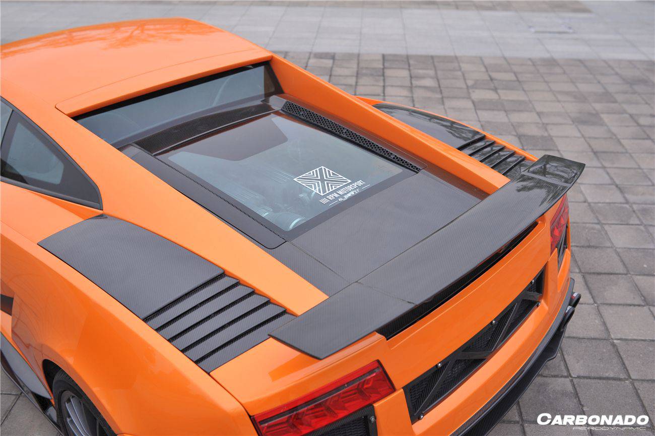 2004-2008 Lamborghini Gallardo Coupe OEM Style Carbon Fiber Heat Extract - Carbonado Aero