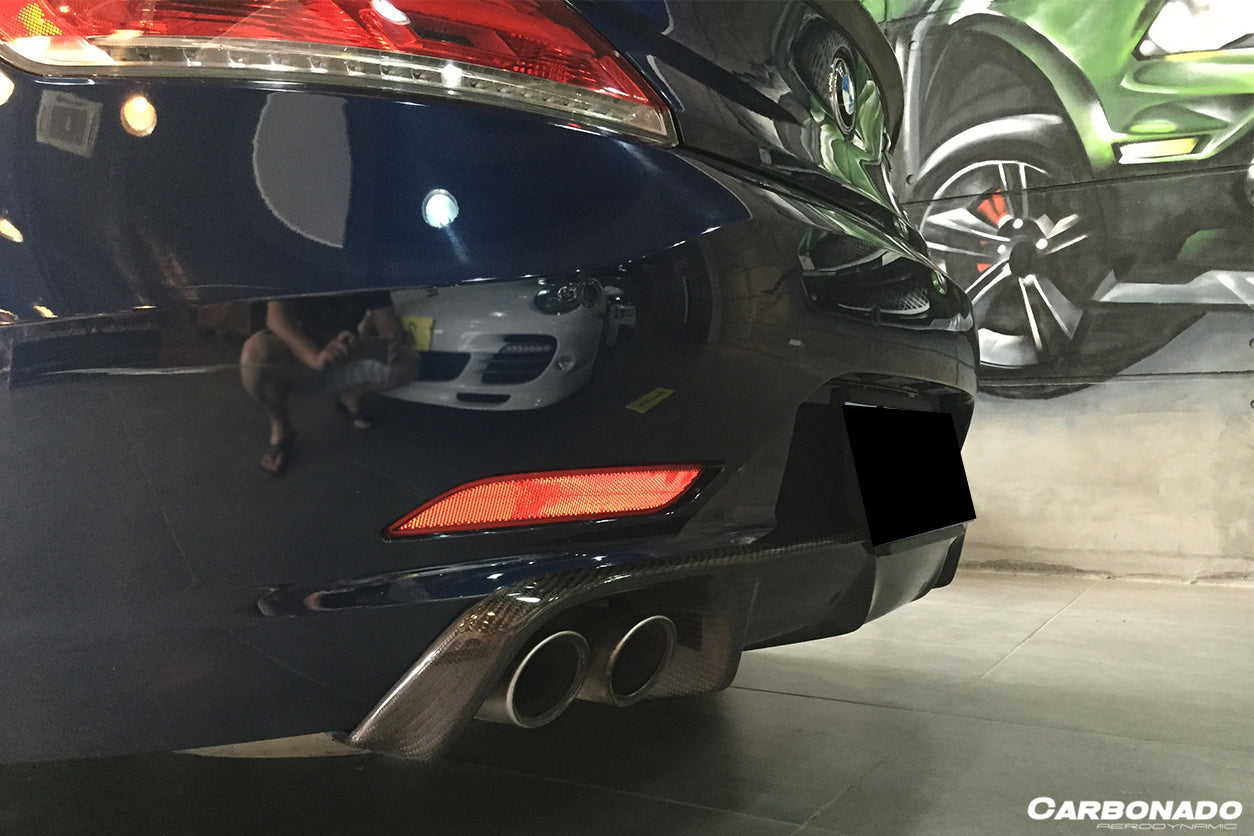 2009-2016 BMW Z4 E89 D3 Style Carbon Fiber Rear Lip - Carbonado Aero