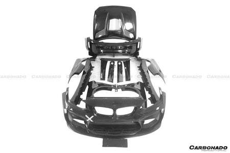 2016-2020 BMW M2 F87 VR Style Partial Carbon Fiber Wide Full Body kit - Carbonado Aero