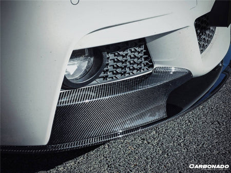 2013-2019 BMW 3 Series F30 F35 MP Style Carbon Fiber Front Lip (For M-Tech Only) - Carbonado Aero