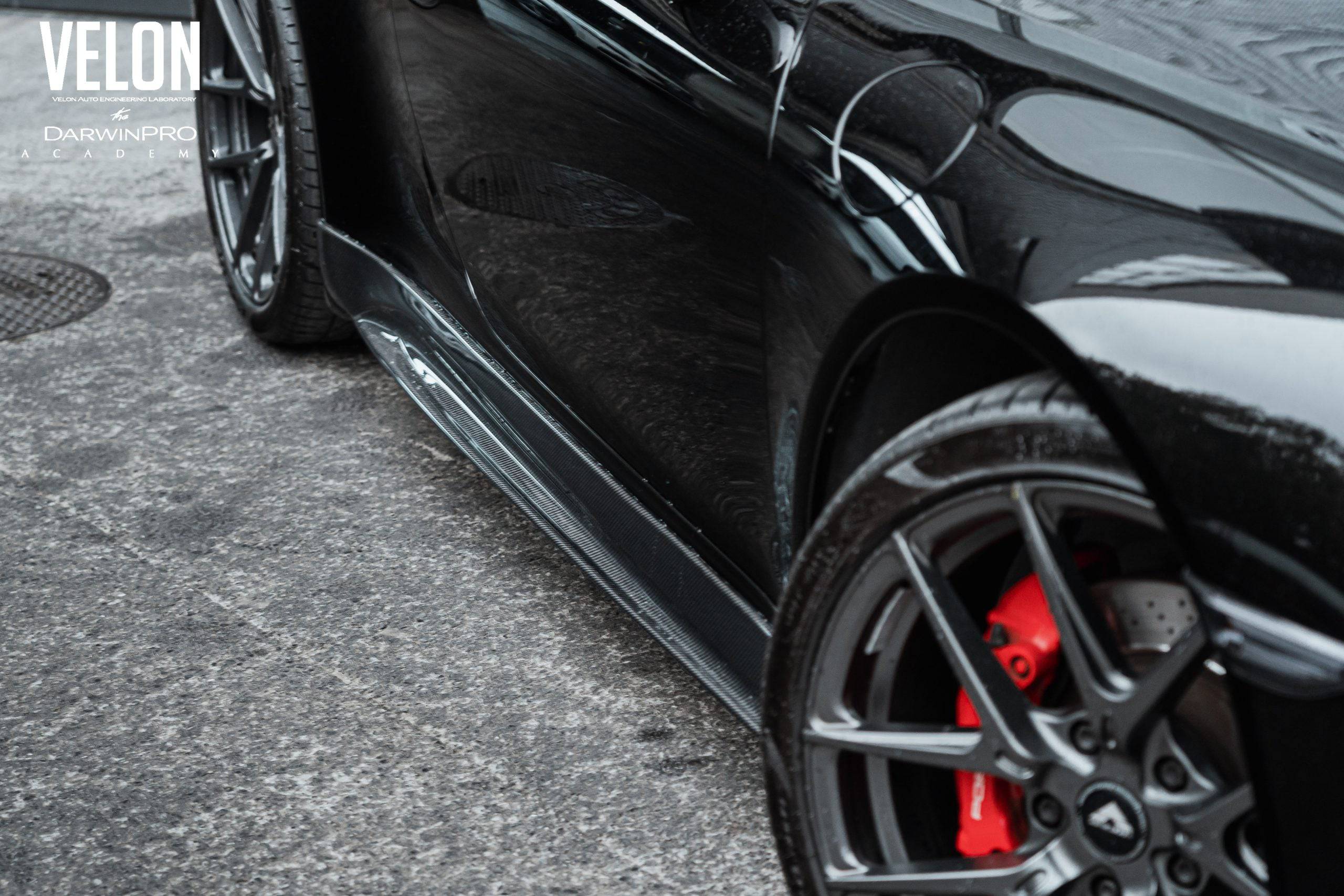 2012-2015 Porsche 911 991 Carrera/S VRS Style Carbon Fiber Side Skirts - Carbonado Aero