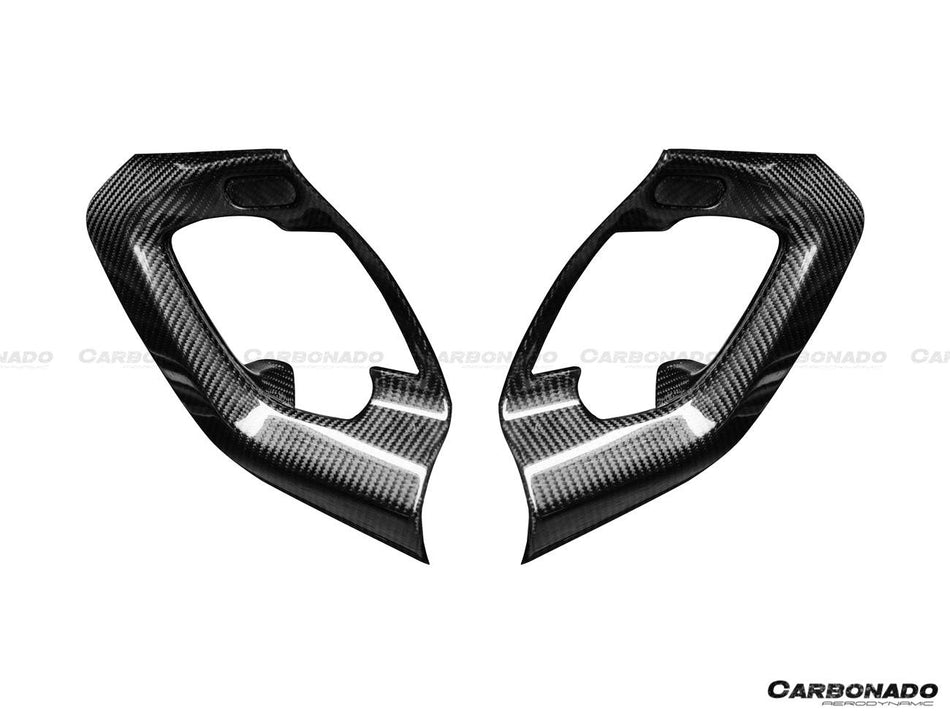 2004-2014 Lamborghini Gallardo OEM Style Carbon Fiber Door Handles