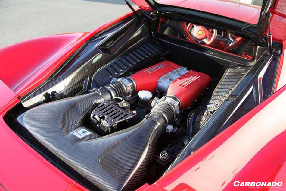 2010-2015 Ferrari 458 Coupe Spyder OE Style DRY Carbon Fiber Airbox