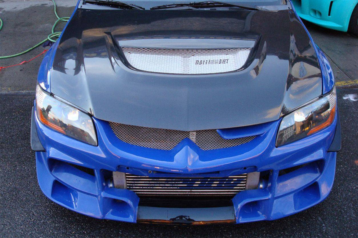 2003-2006 Mitsubishi Evo 7 & 8 & 9 OE Style Carbon Fiber Hood - Carbonado