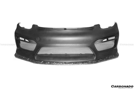 2012-2016 Porsche 981 Boxster/Cayman GT4 Style Front Bumper - Carbonado Aero