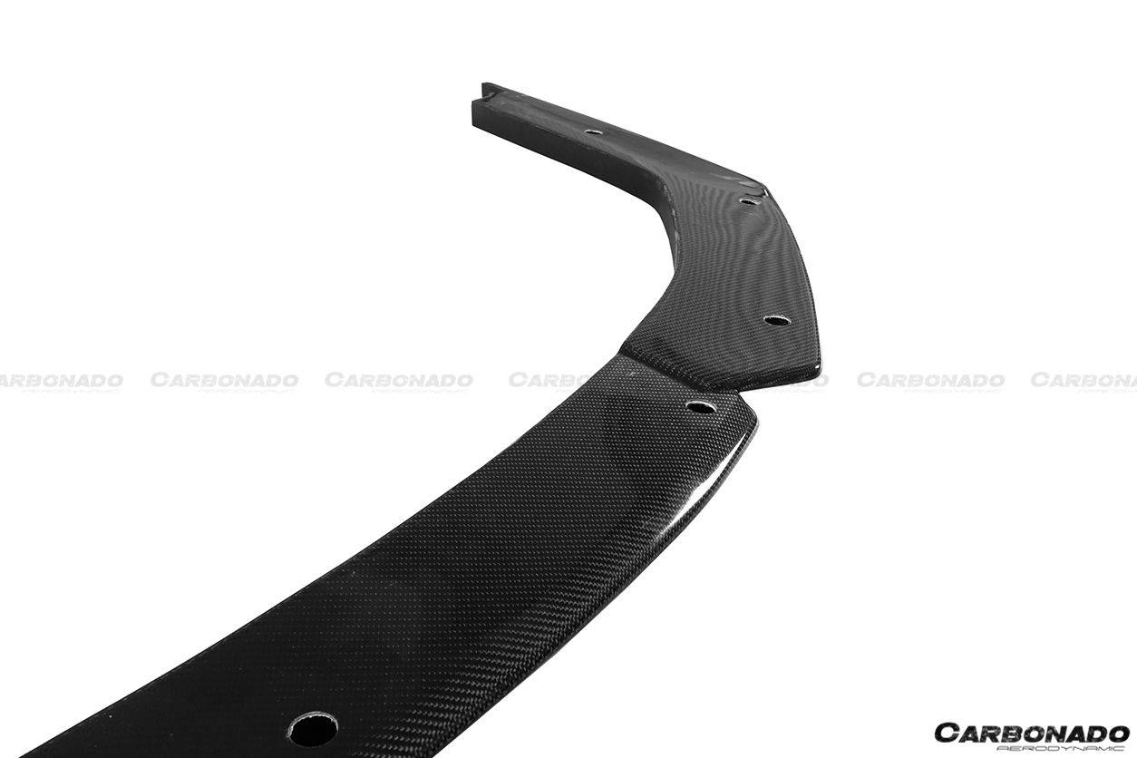 2015-2020 Lamborghini Huracan LP610 VRS Style Carbon Fiber Front Lip - Carbonado Aero