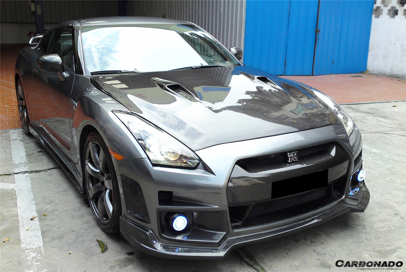 2008-2022 Nissan GTR R35 CBA/DBA/EBA BSE Style Side Skirts - Carbonado Aero