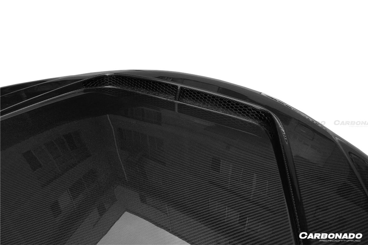 2006-2015 Audi R8 Coupe/Spyder P Style Carbon Fiber Hood - Carbonado