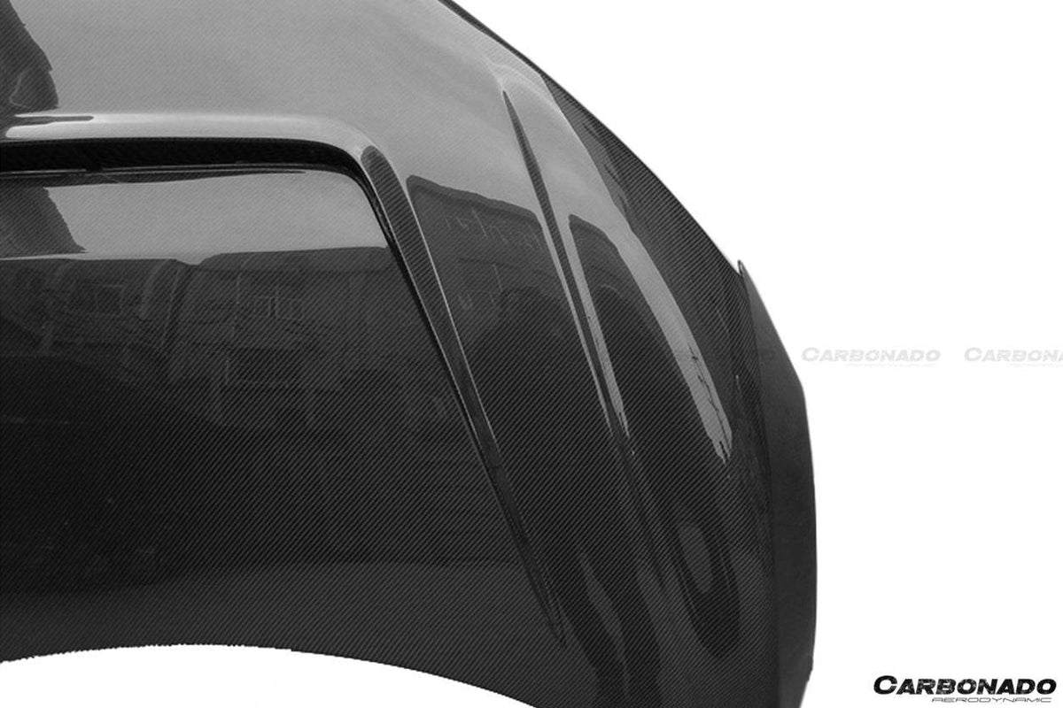 2006-2015 Audi R8 Coupe/Spyder P Style Carbon Fiber Hood - Carbonado Aero